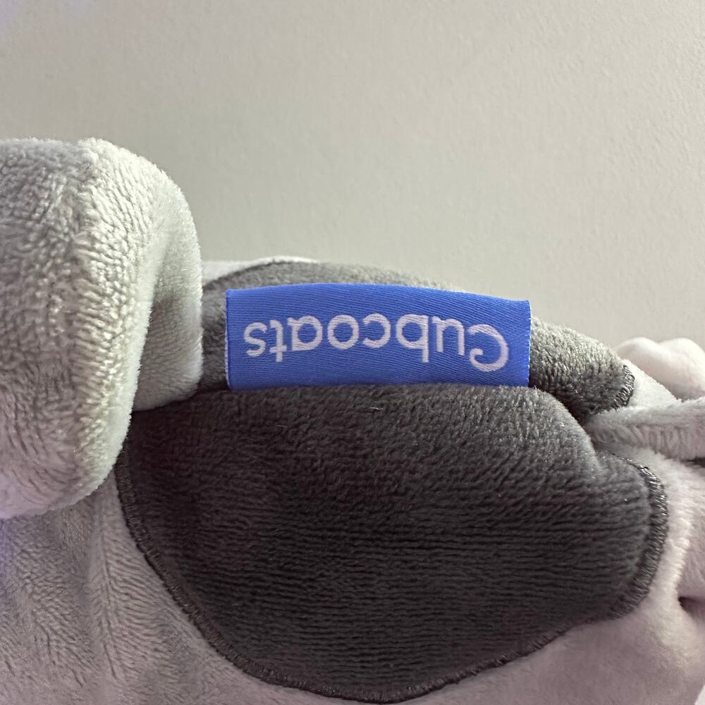 Cubcoats‎ Grey Puppy 2-in-1 Transforming Hoodie Jacket Plush Toy Size 3T - Picture 6 of 9